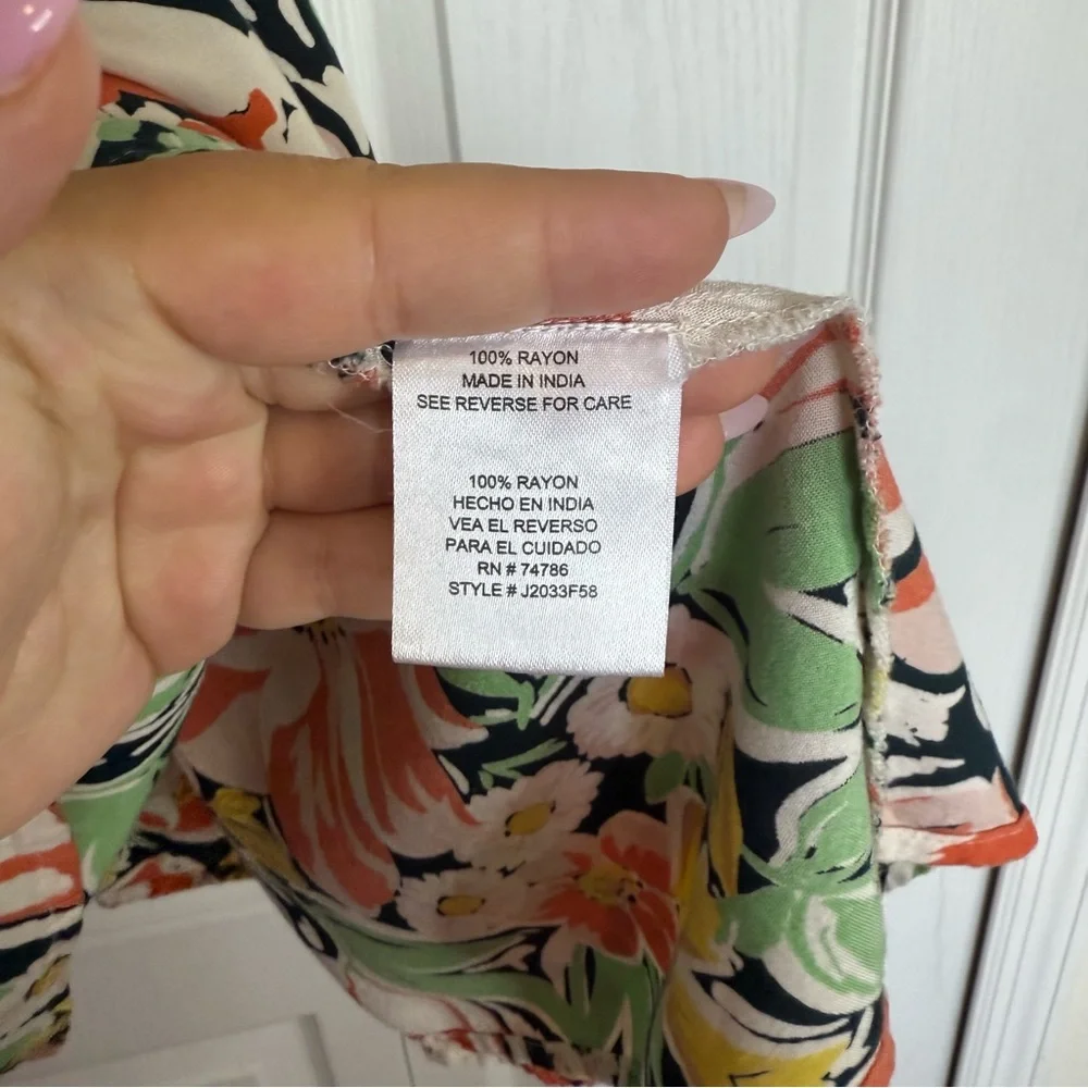 Patrons of Peace Vibrant Floral Mini Dress - Picture 5 of 6